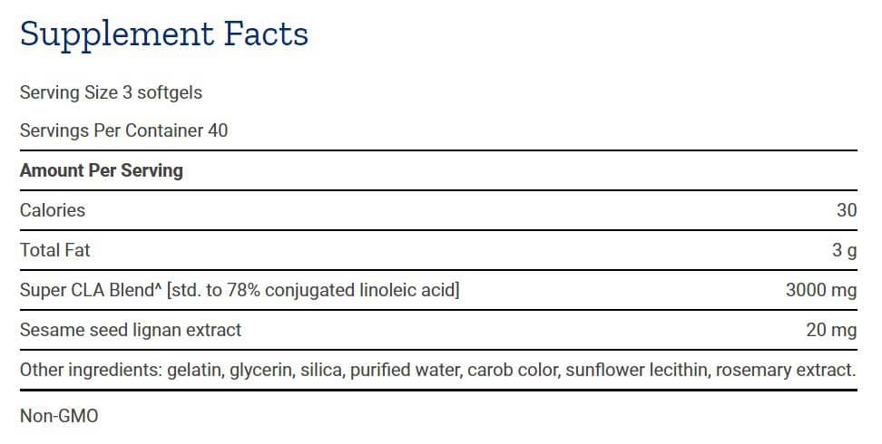Life Extension Super CLA Blend with Sesame Lignans