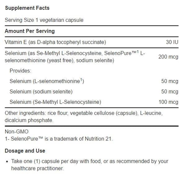 Life Extension Super Selenium Complex