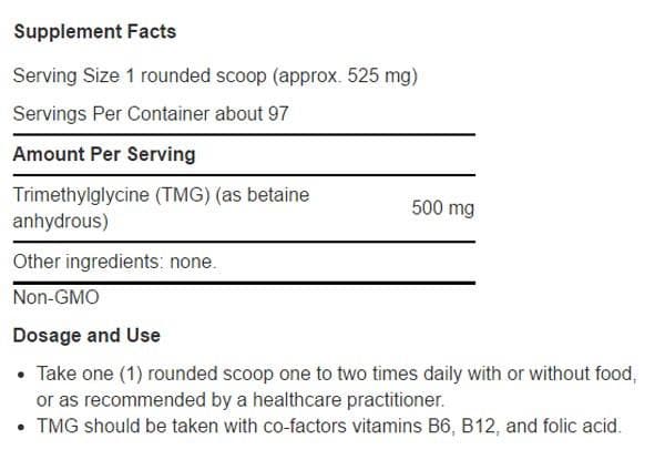 Life Extension TMG Powder