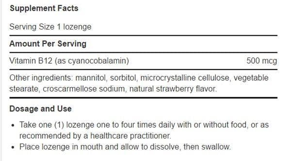 Life Extension Vitamin B12