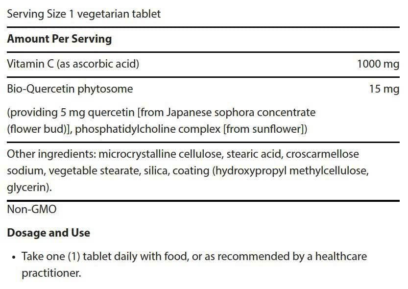 Life Extension Vitamin C and Bio-Quercetin Phytosome