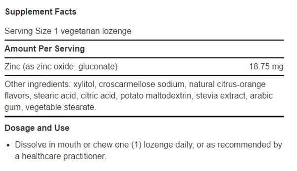 Life Extension Zinc Lozenges