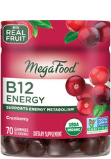 MegaFood B12 Energy Gummies - Cranberry
