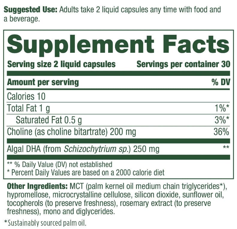 MegaFood Baby & Me 2 Prenatal DHA & Choline