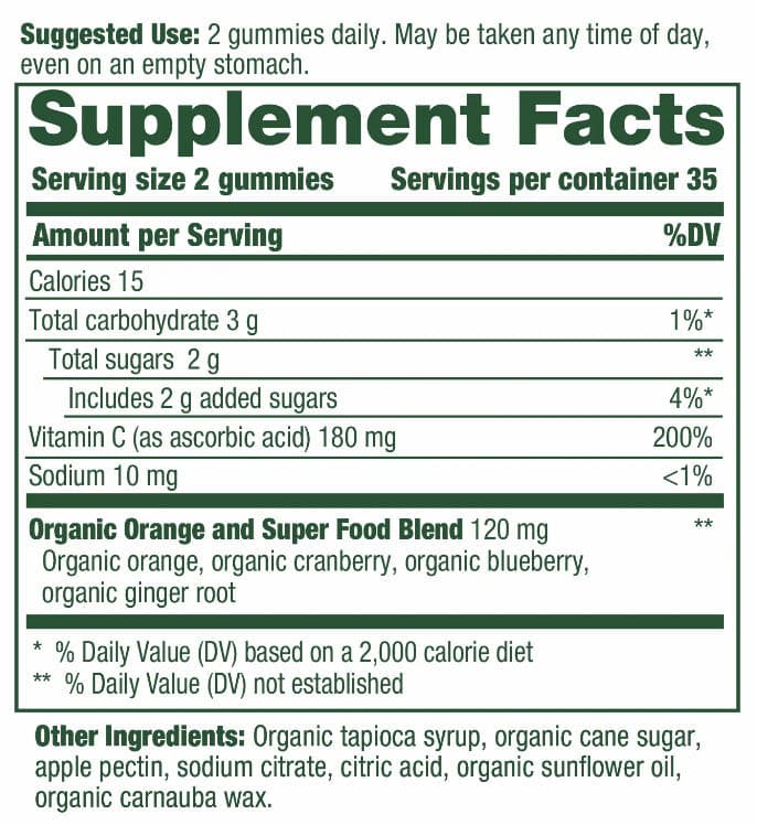 MegaFood C Defense - Tangy Citrus