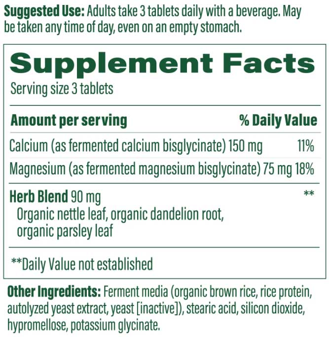 MegaFood Calcium and Magnesium