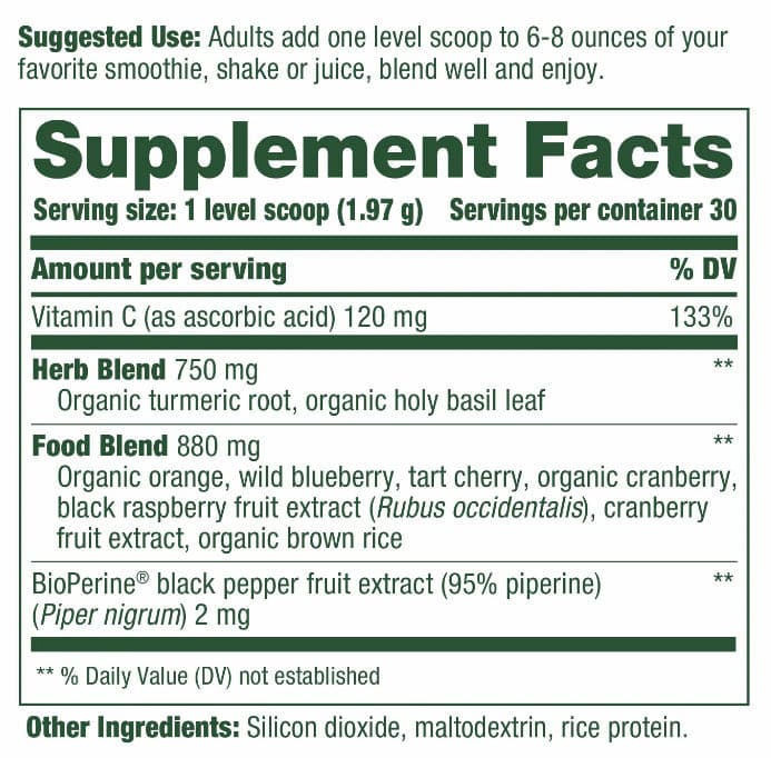 MegaFood Daily Turmeric Nutrient Booster Powder