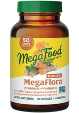 MegaFood MegaFlora Probiotic + Prebiotic + Turmeric (Formerly MegaFlora Probiotic with Turmeric)