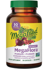 MegaFood MegaFlora Women's Probiotic + Prebiotic
