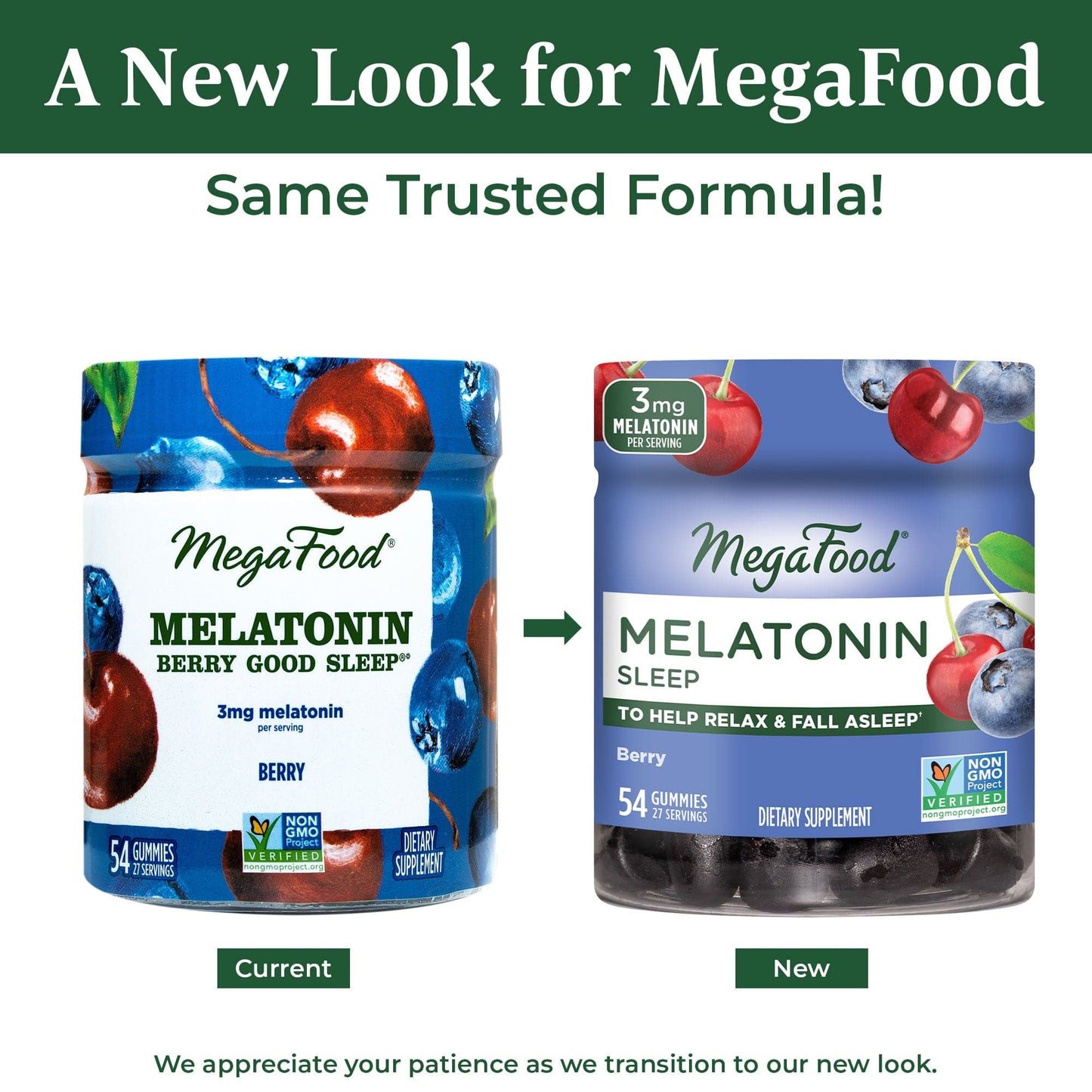 MegaFood Melatonin Sleep Gummies (Formerly Melatonin Berry Good Sleep Gummy)