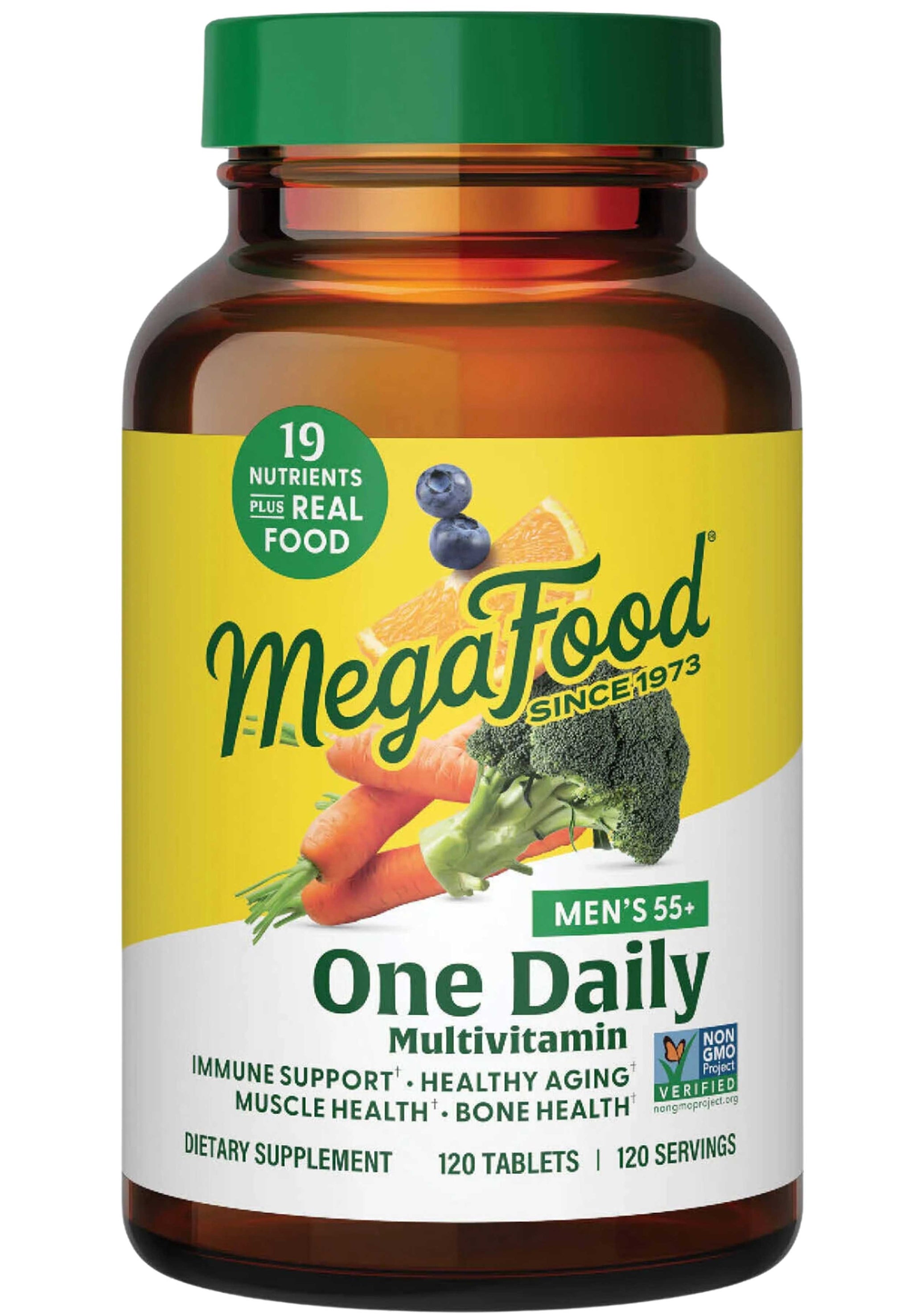 MegaFood Men's 55+ One Daily Multivitamin (Formerly Men Over 55 One Daily)