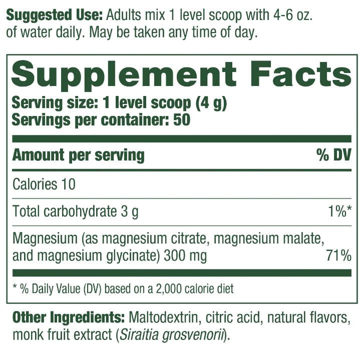 MegaFood Relax + Calm Magnesium - Raspberry Lemonade Flavor