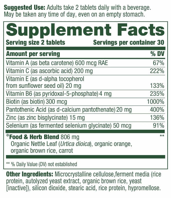 MegaFood Skin, Nails, & Hair 2