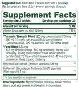 MegaFood Whole Body Turmeric Curcurmin 475mg