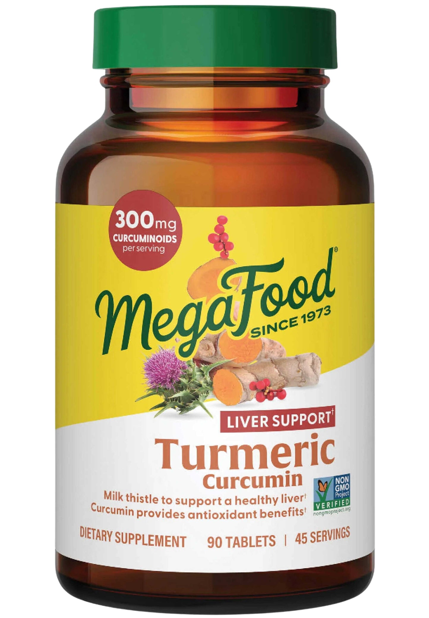 MegaFood Turmeric Curcumin Liver Support Formerly Turmeric Curcumin Extra Strength Liver