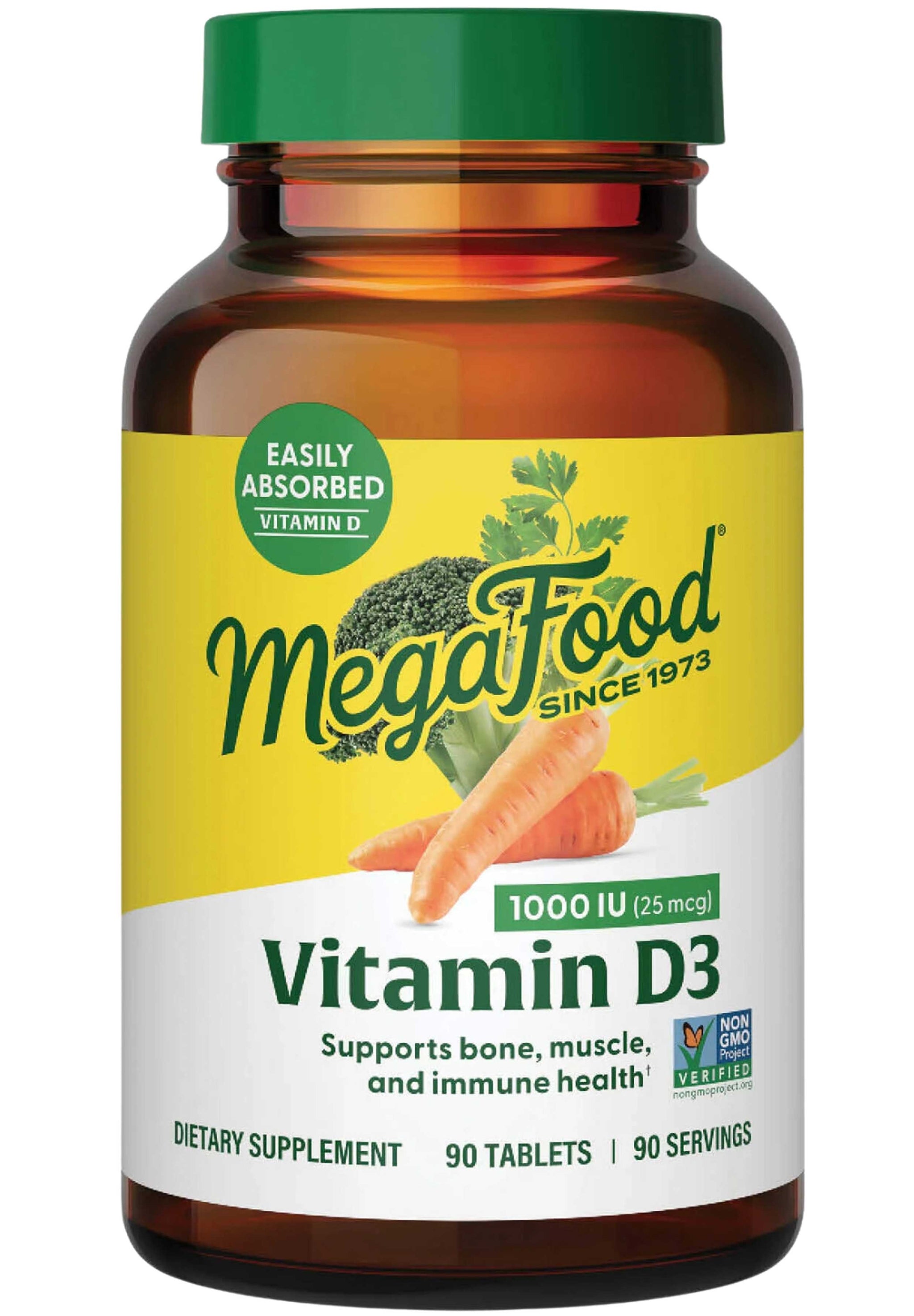 MegaFood Vitamin D3 1000 IU