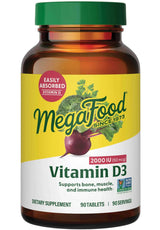 MegaFood Vitamin D3 2000 IU (50 mcg)