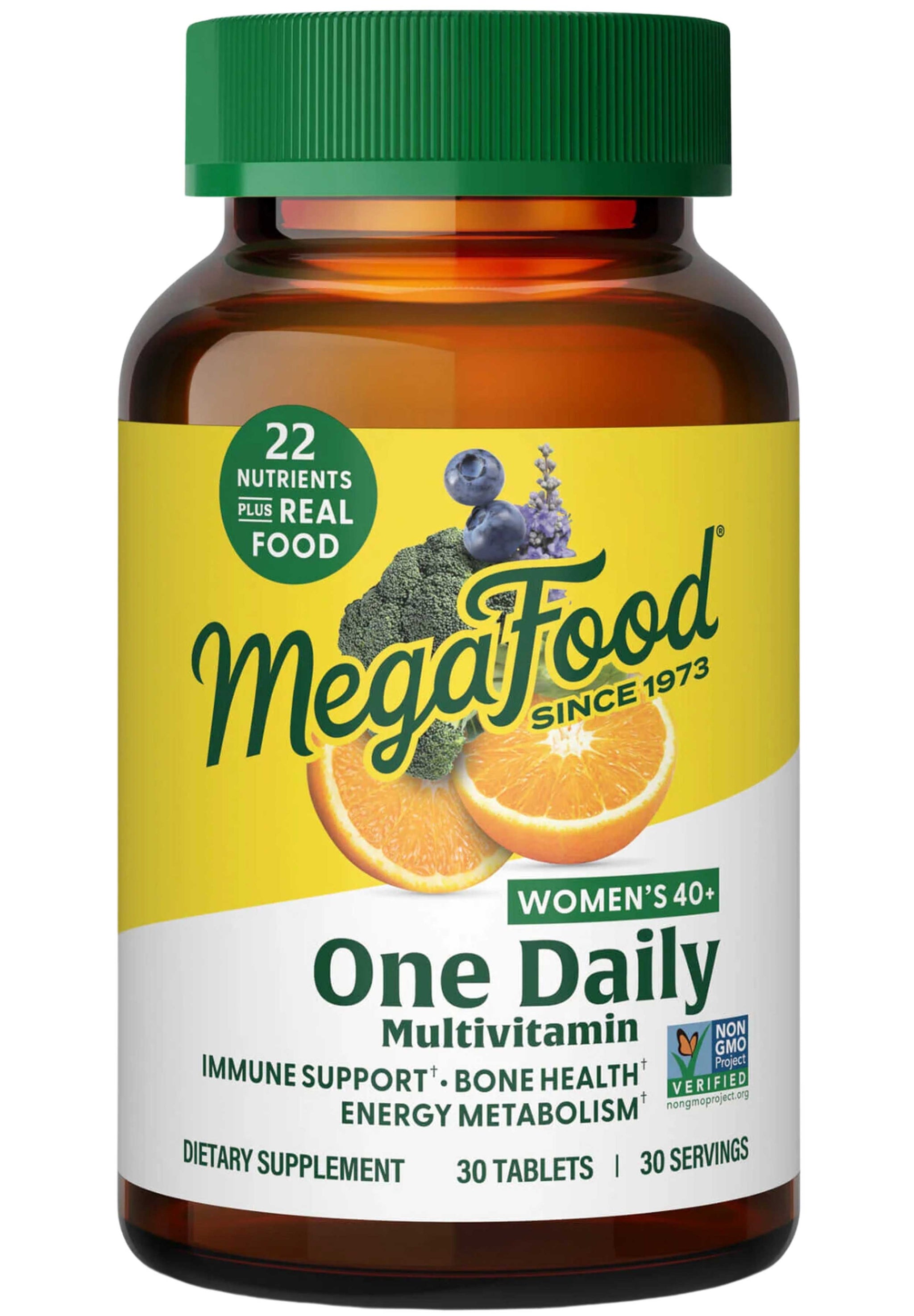 MegaFood Women's 40+ One Daily Multivitamin (Formerly Women Over 40 One Daily)