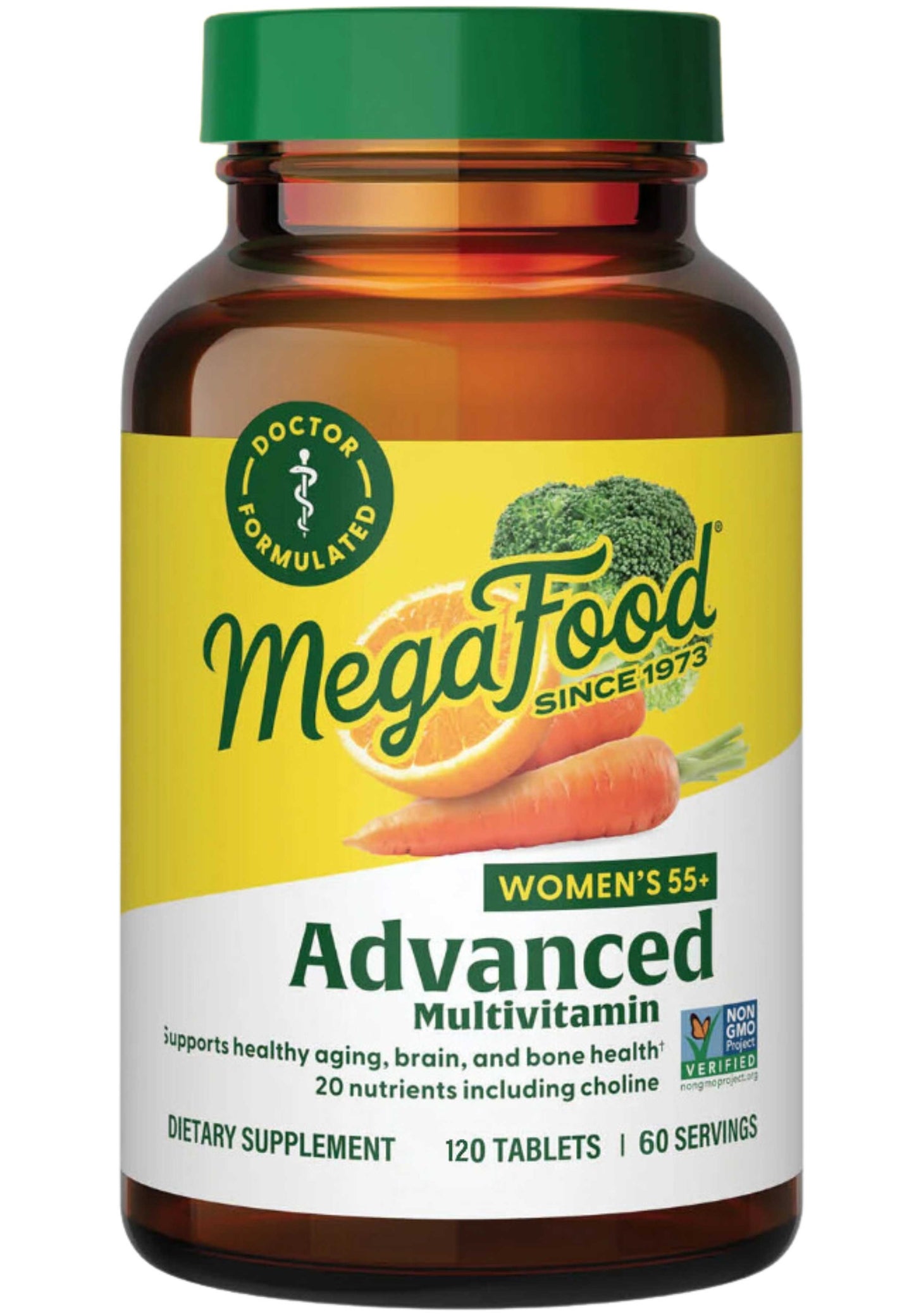 MegaFood Women's 55+ Advanced Multivitamin (Formerly Multi For Women 55+)