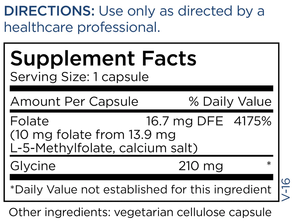 Metabolic Maintenance L-Methylfolate