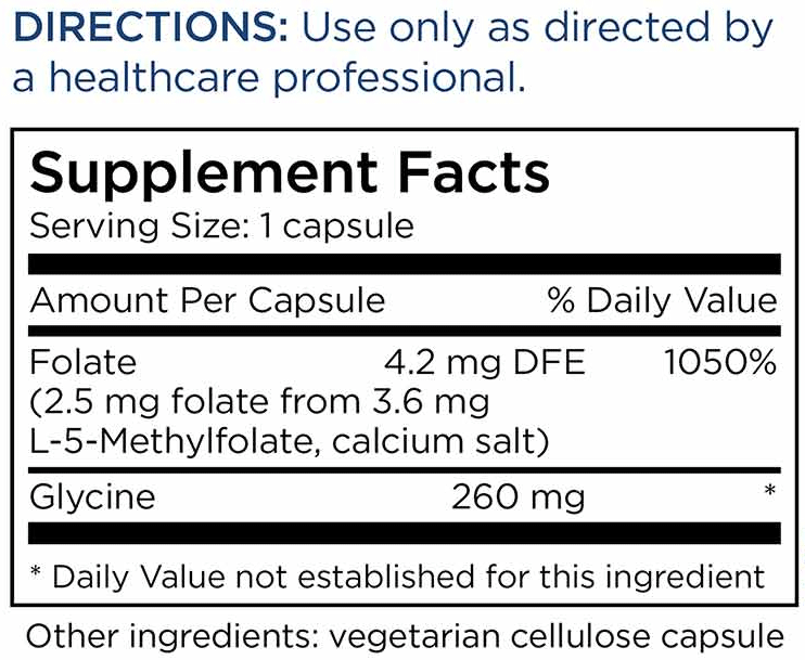 Metabolic Maintenance L-Methylfolate