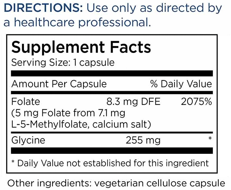 Metabolic Maintenance L-Methylfolate