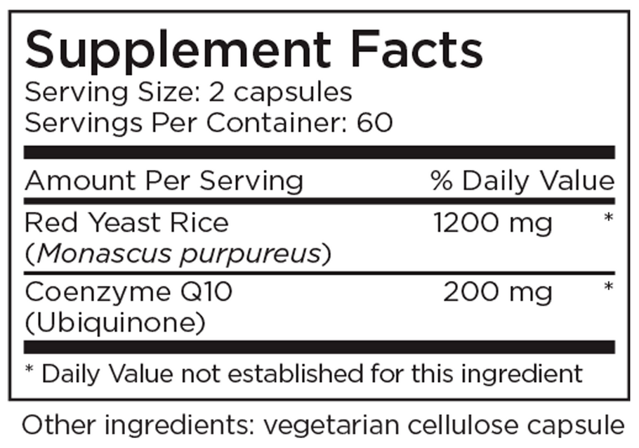 Metabolic Maintenance Red Yeast Rice with CoQ10
