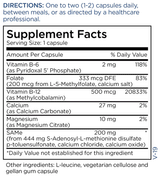 Metabolic Maintenance SAMe + Cofactors 200 mg