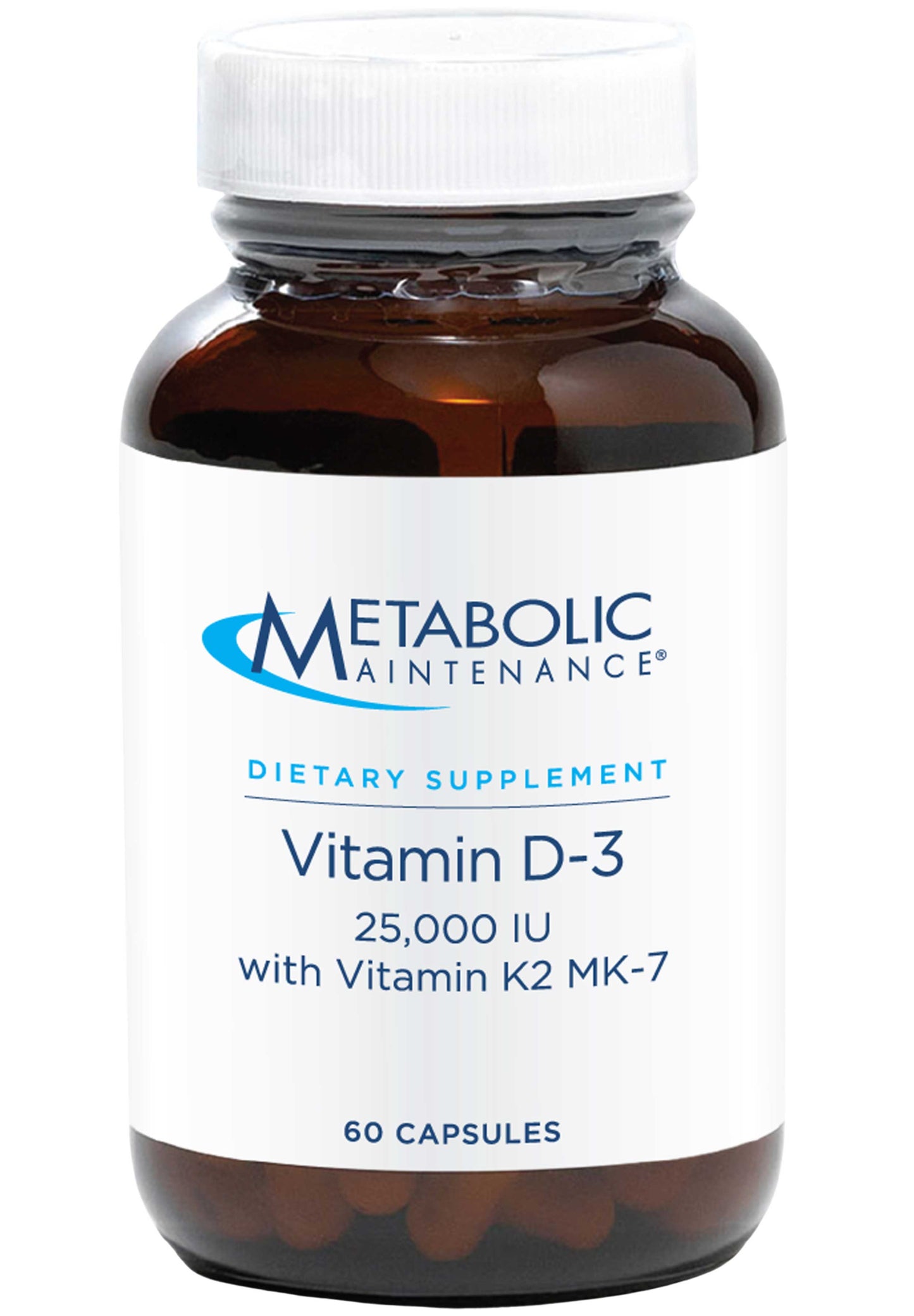 Metabolic Maintenance Vitamin D-3 25,000 IU with Vitamin K2 MK-7
