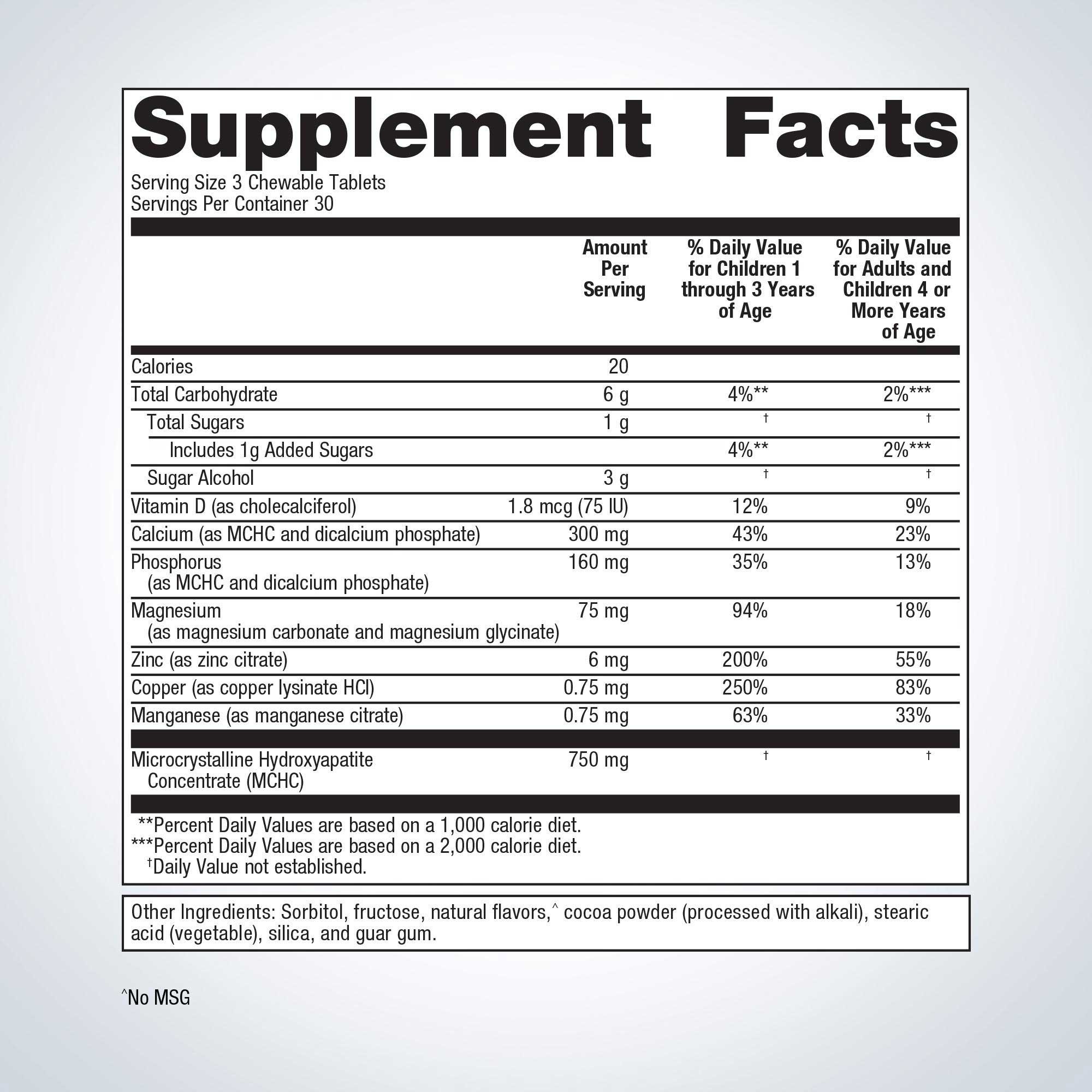 Metagenics Bone Builder Chewable