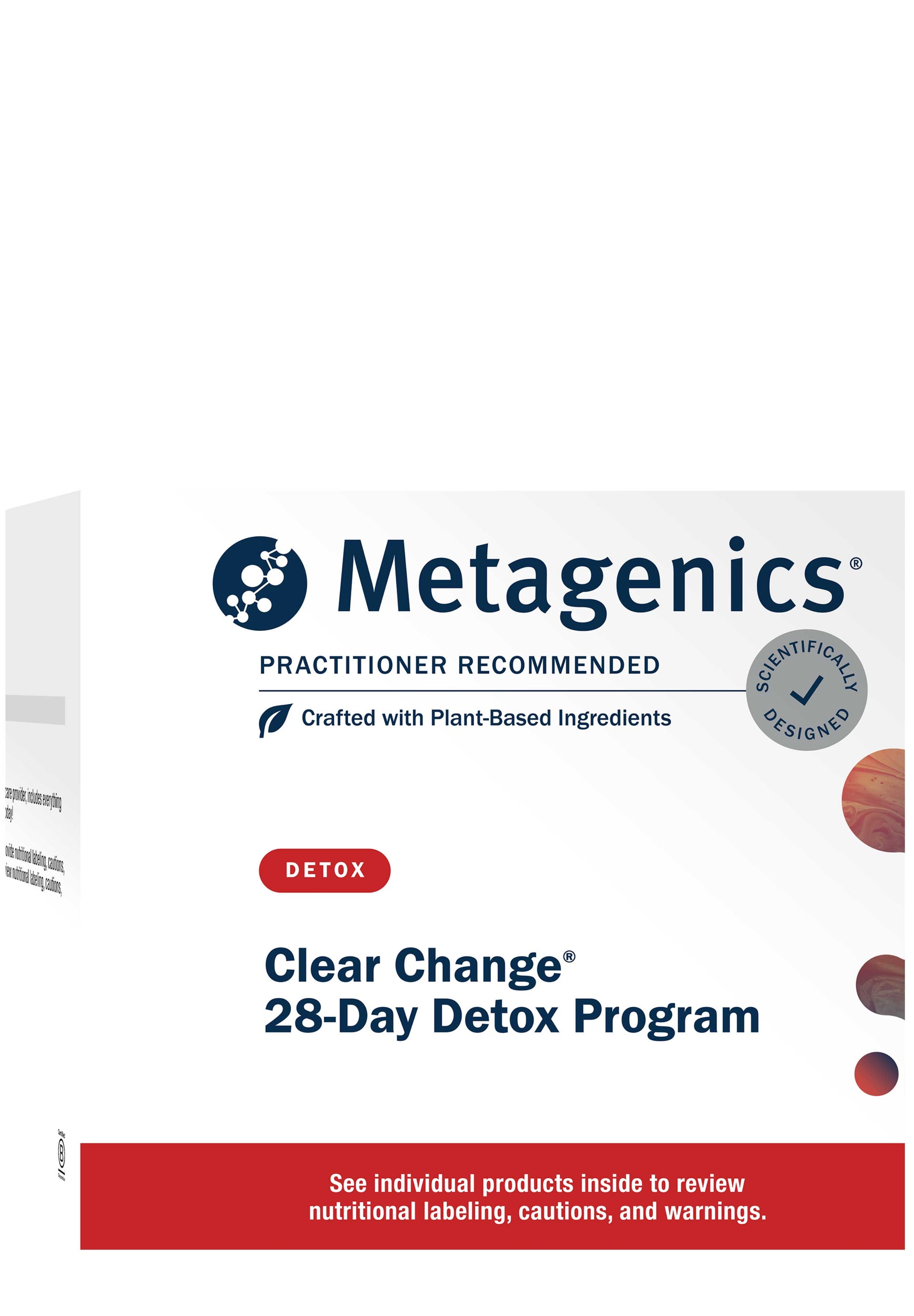 Metagenics Clear Change 28-Day Detox Program with UltraClear Plus pH