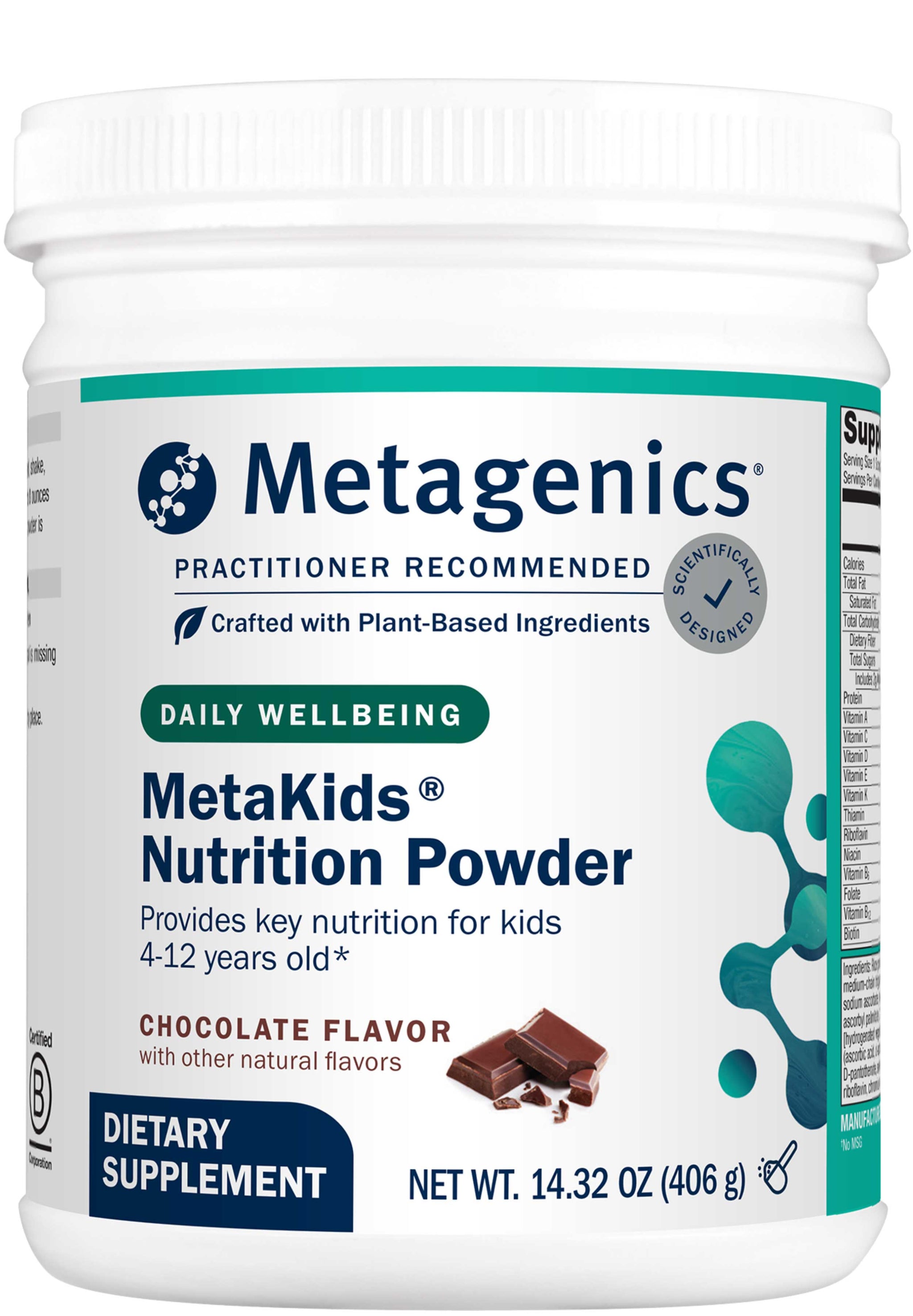 Metagenics MetaKids Nutrition Powder
