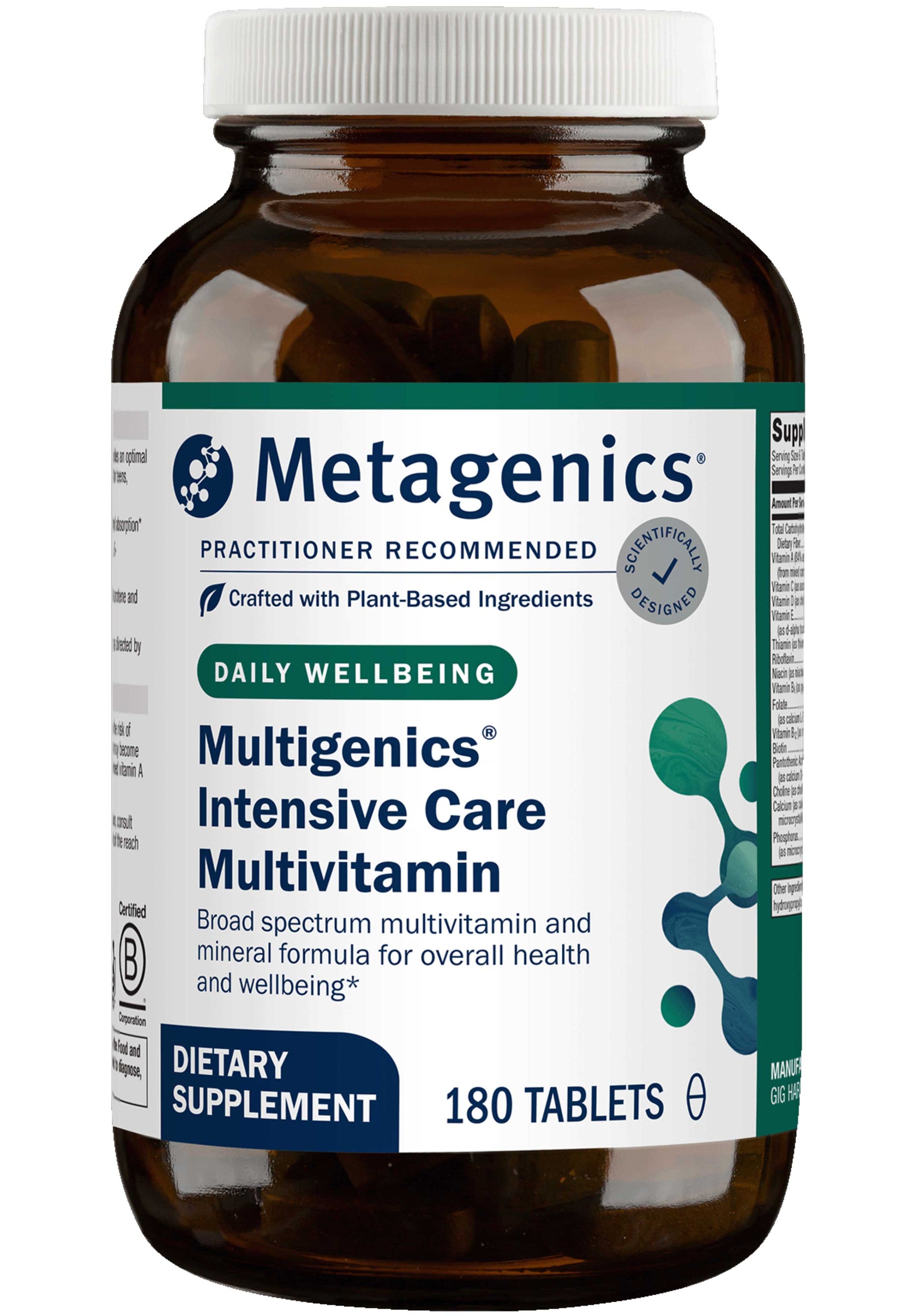 Metagenics Multigenics Intensive Care Multivitamin