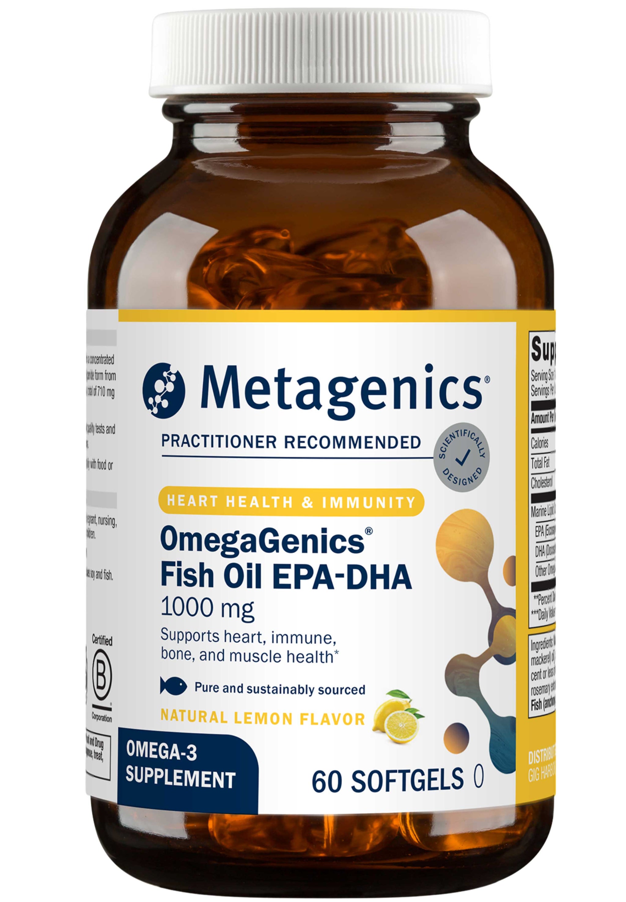 Metagenics OmegaGenics Fish Oil EPA-DHA 1000 mg