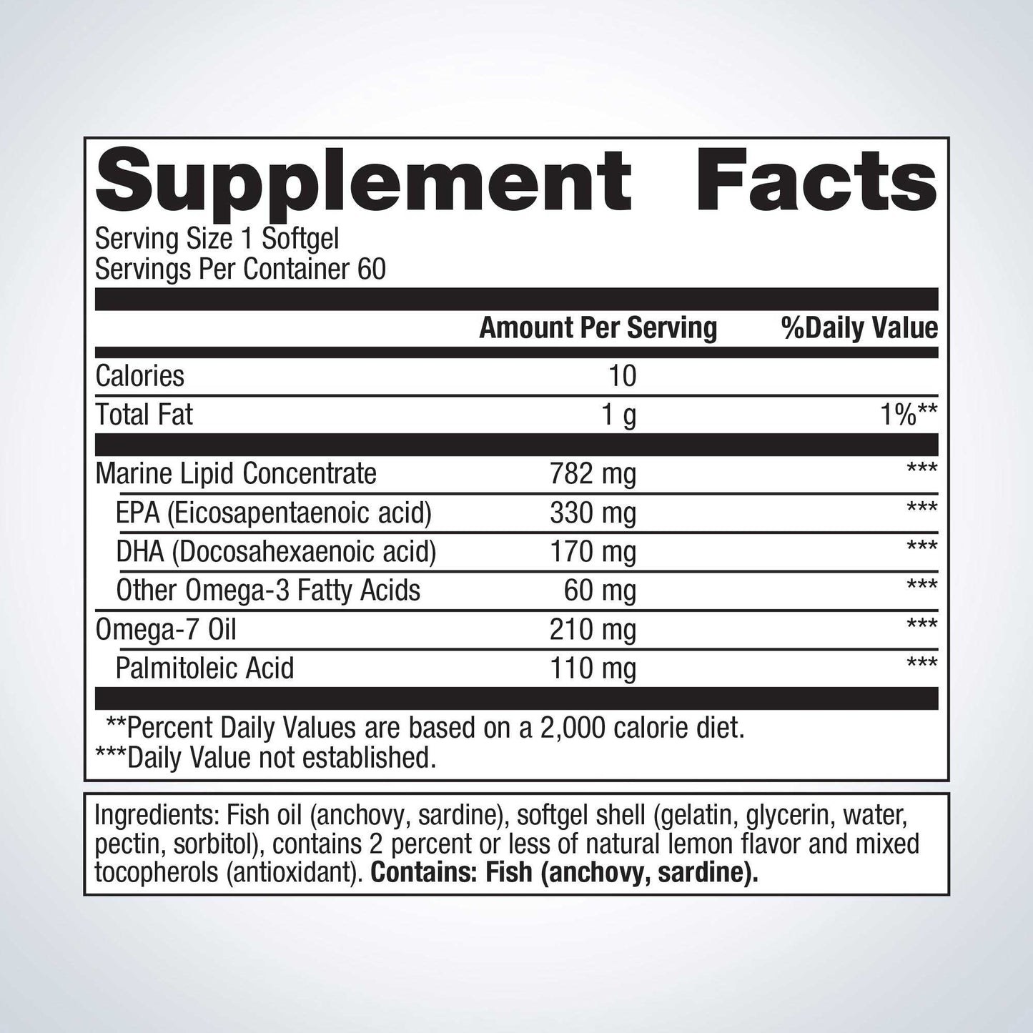 Metagenics OmegaGenics Fish Oil Mega 10