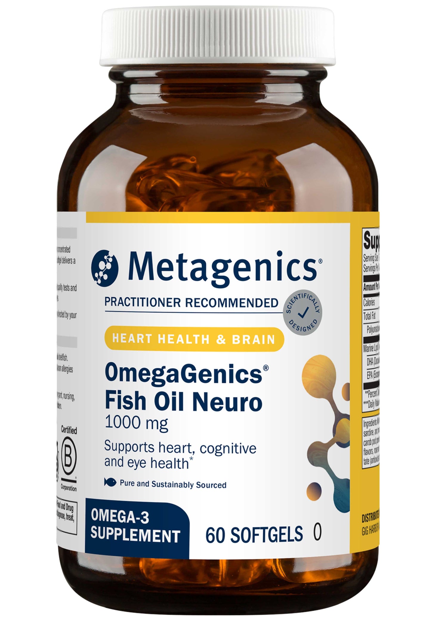 Metagenics OmegaGenics Fish Oil Neuro 1000 mg
