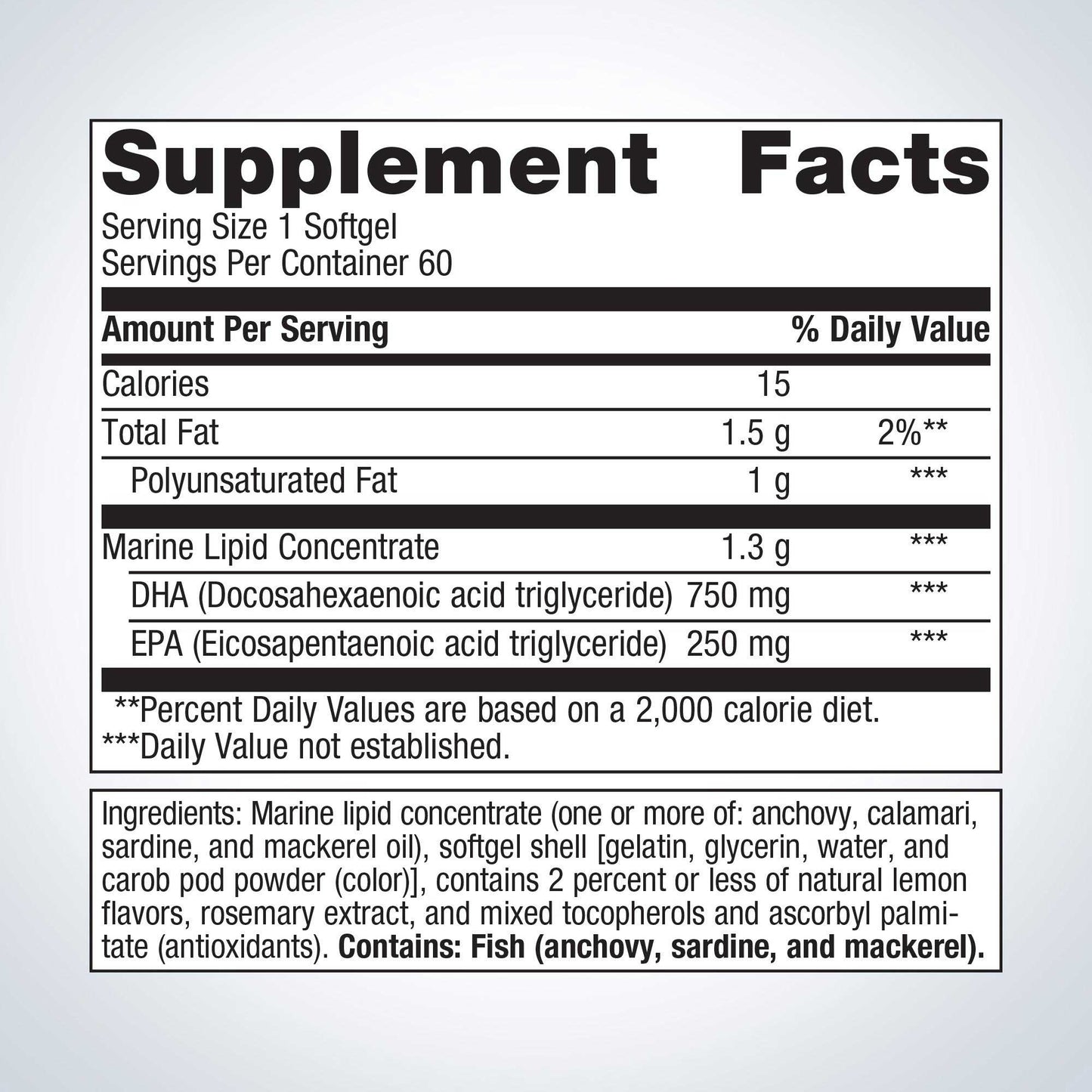 Metagenics OmegaGenics Fish Oil Neuro 1000 mg