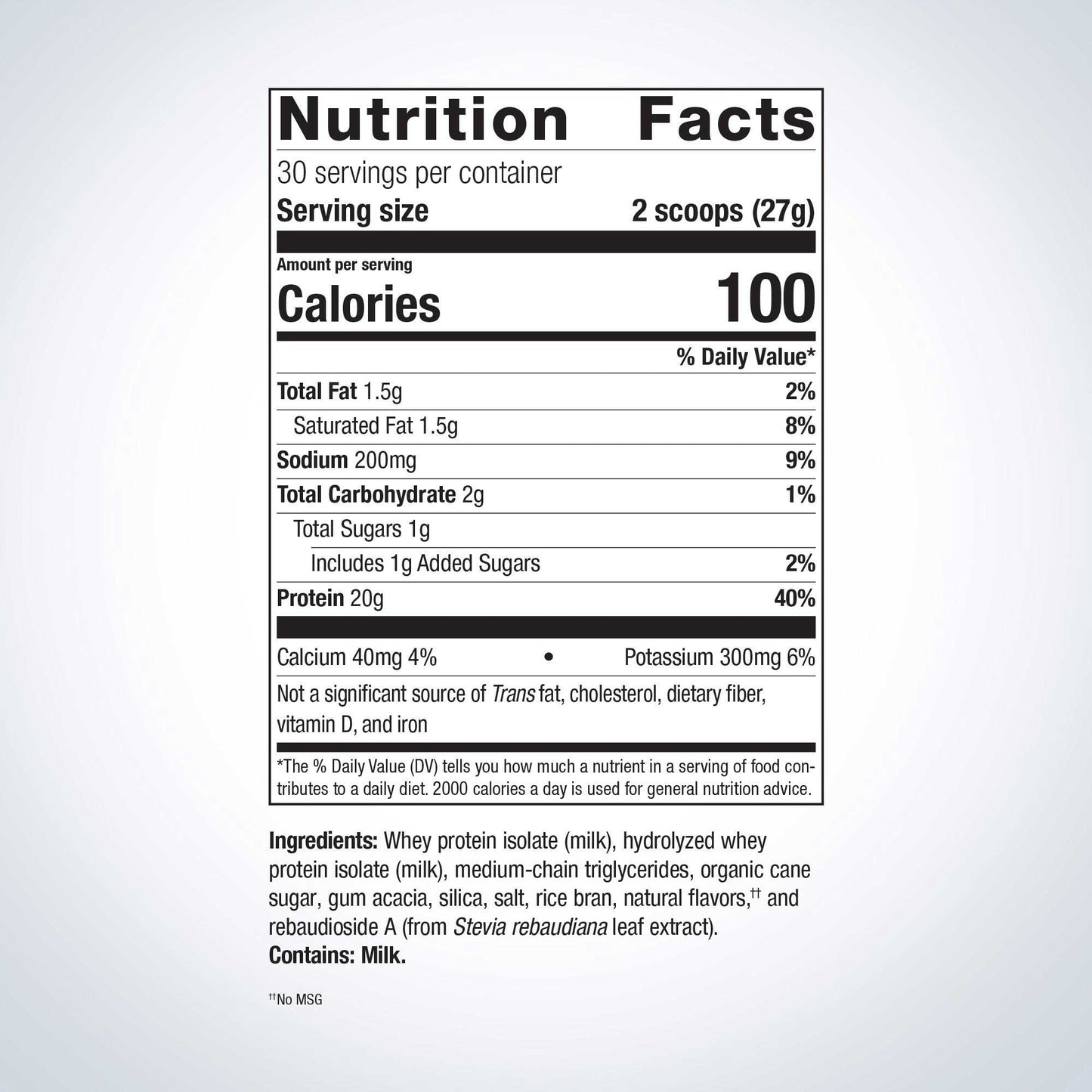 Metagenics Perfect Protein Whey