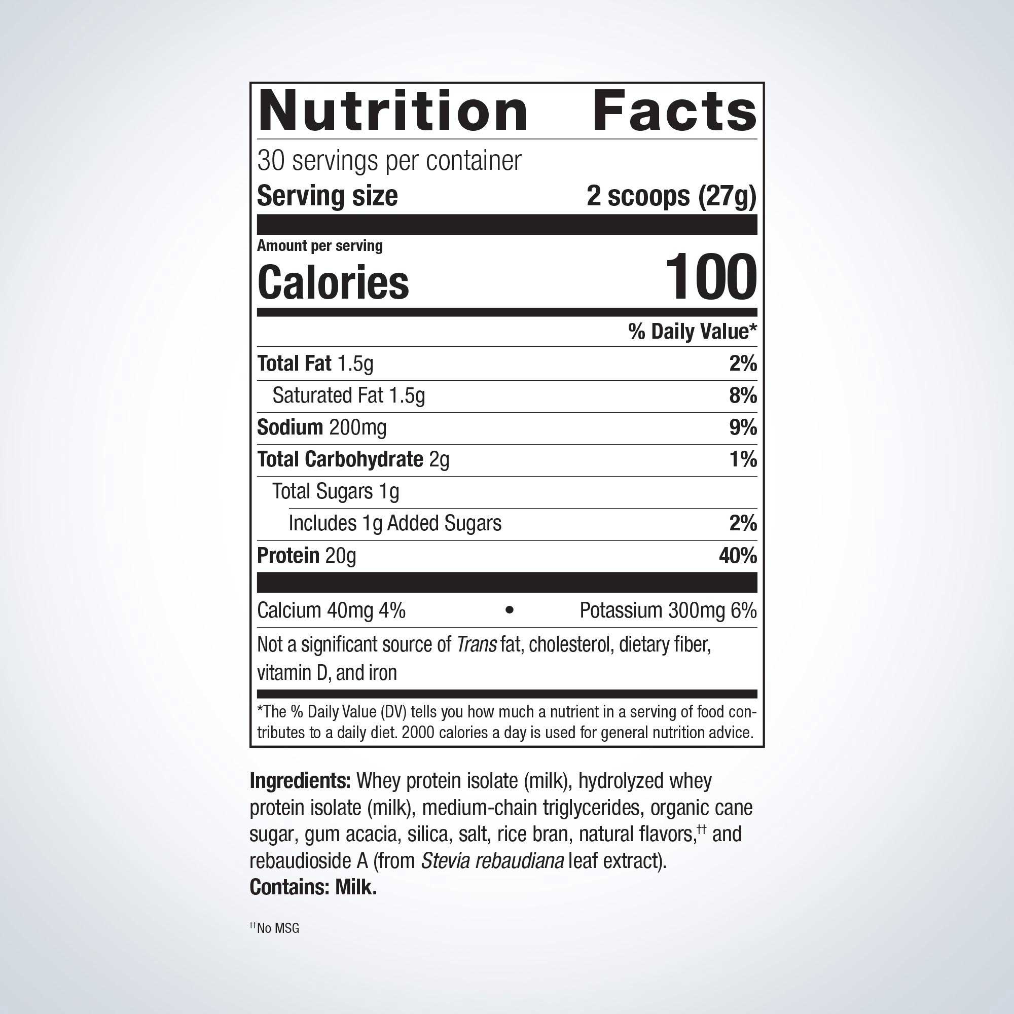 Metagenics Perfect Protein Whey