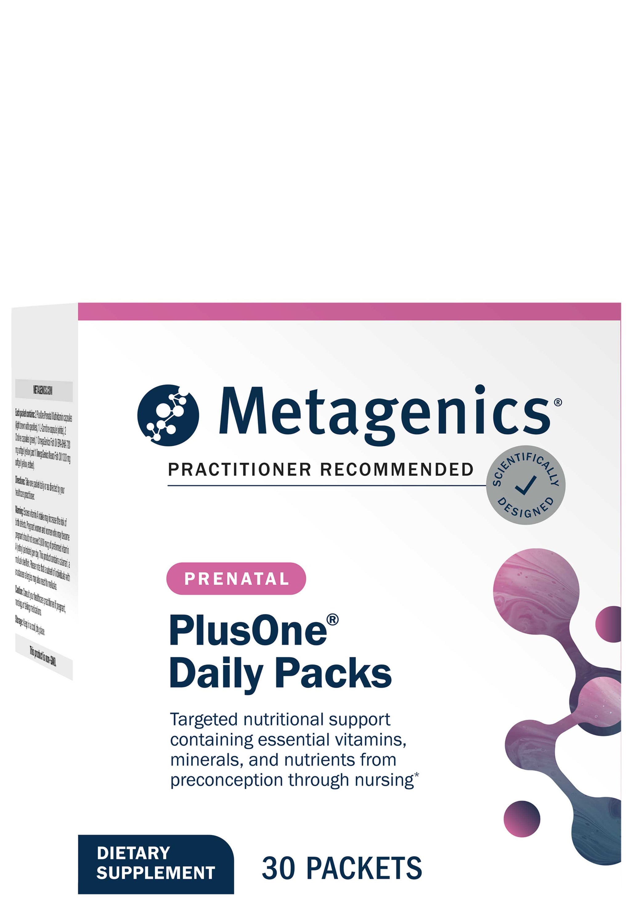 Metagenics PlusOne Prenatal Daily Packs
