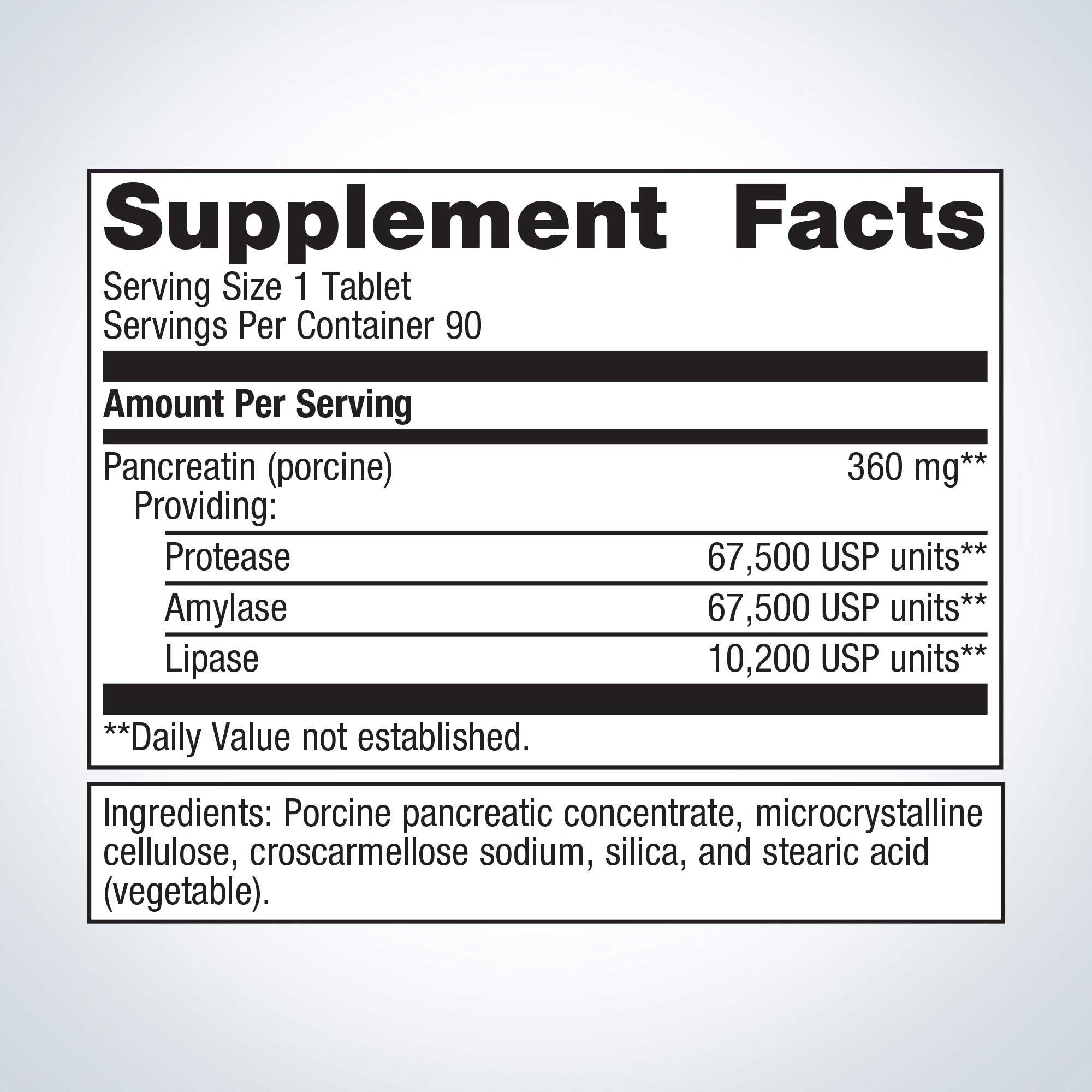 Metagenics SpectraZyme Pancreatic Enzymes