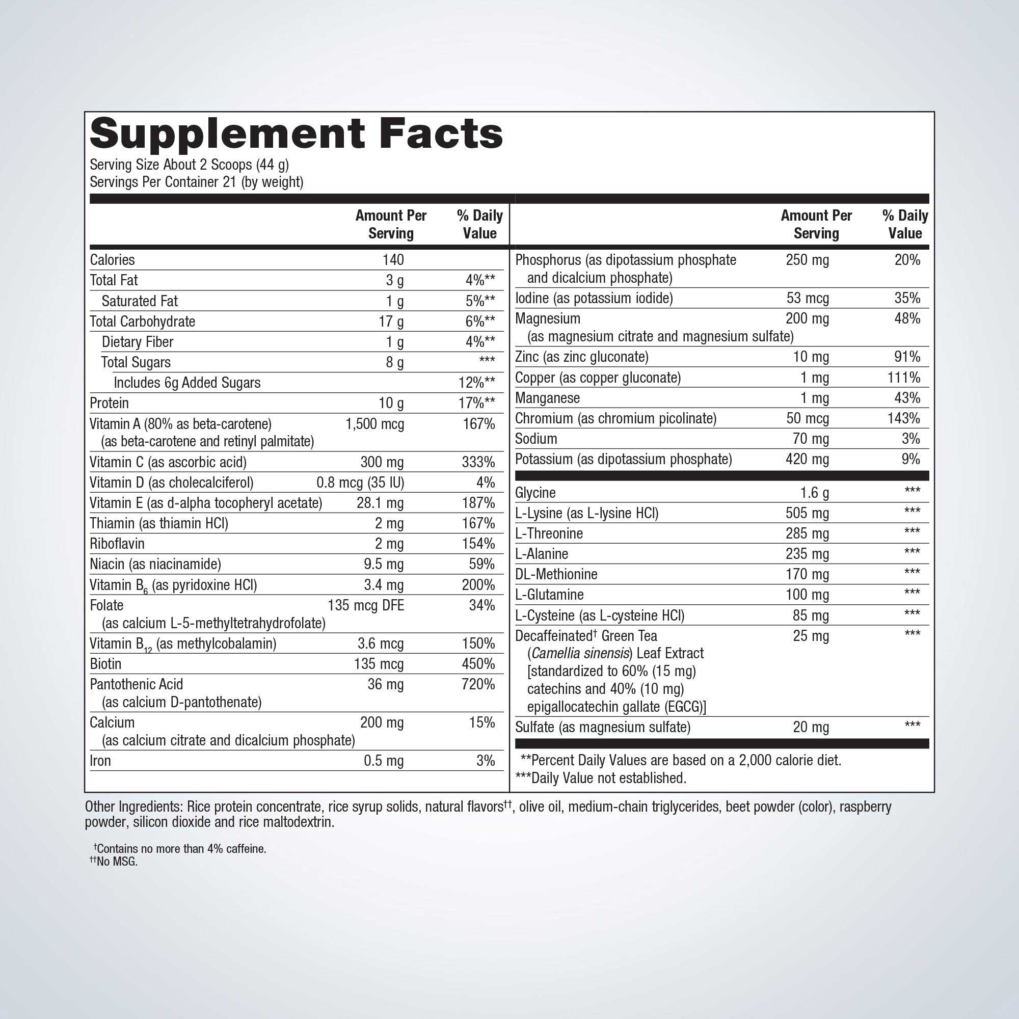 Metagenics UltraClear Plus Detox Powder