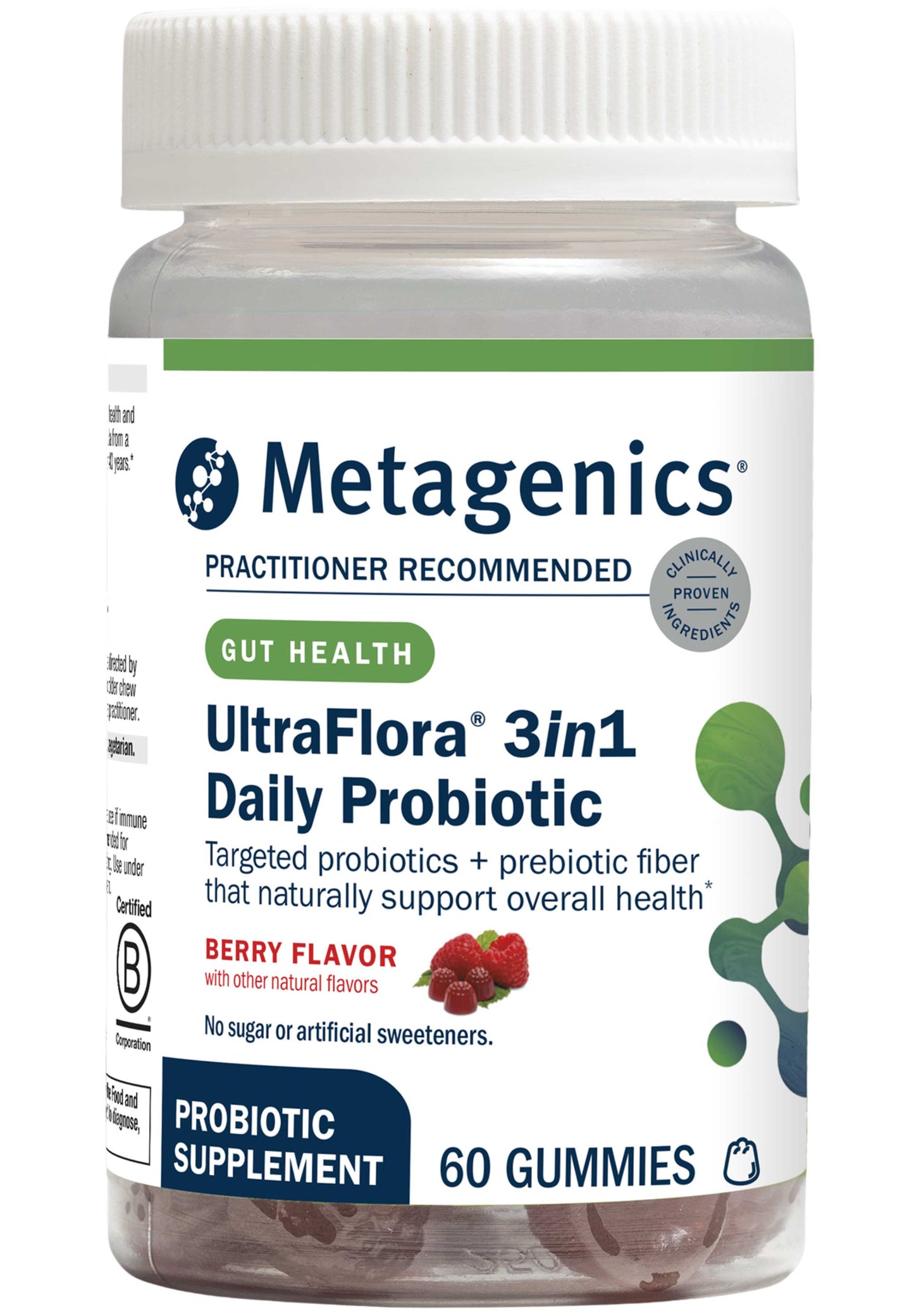 Metagenics UltraFlora 3-in-1 Daily Probiotic