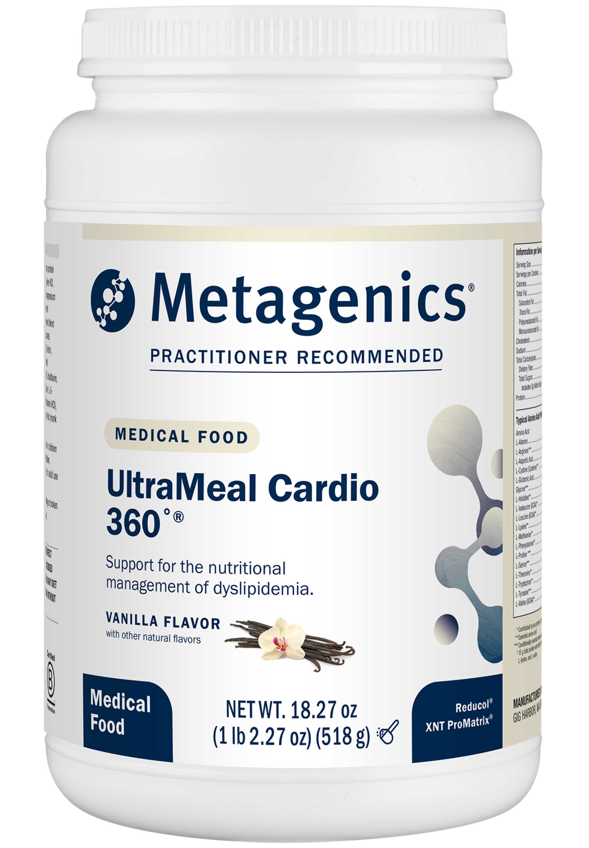Metagenics UltraMeal Cardio 360