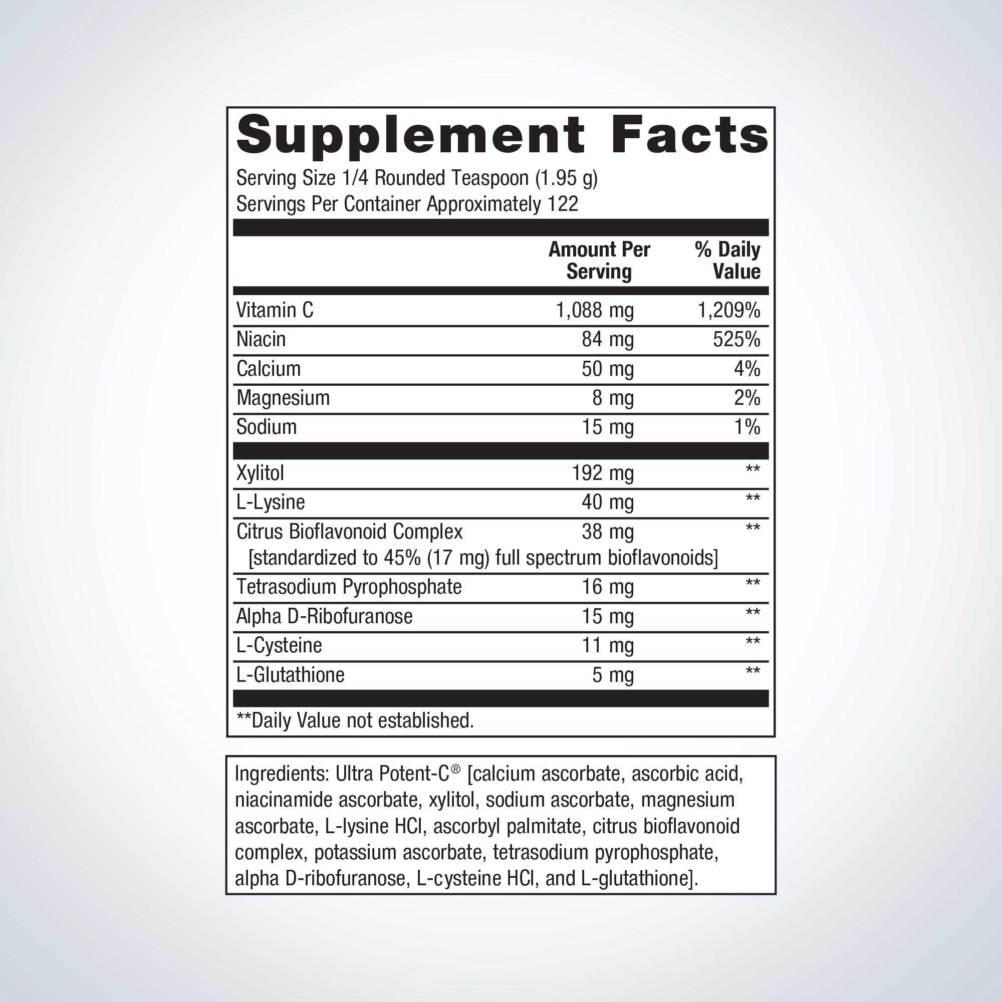 Metagenics Ultra Potent-C Vitamin C Powder