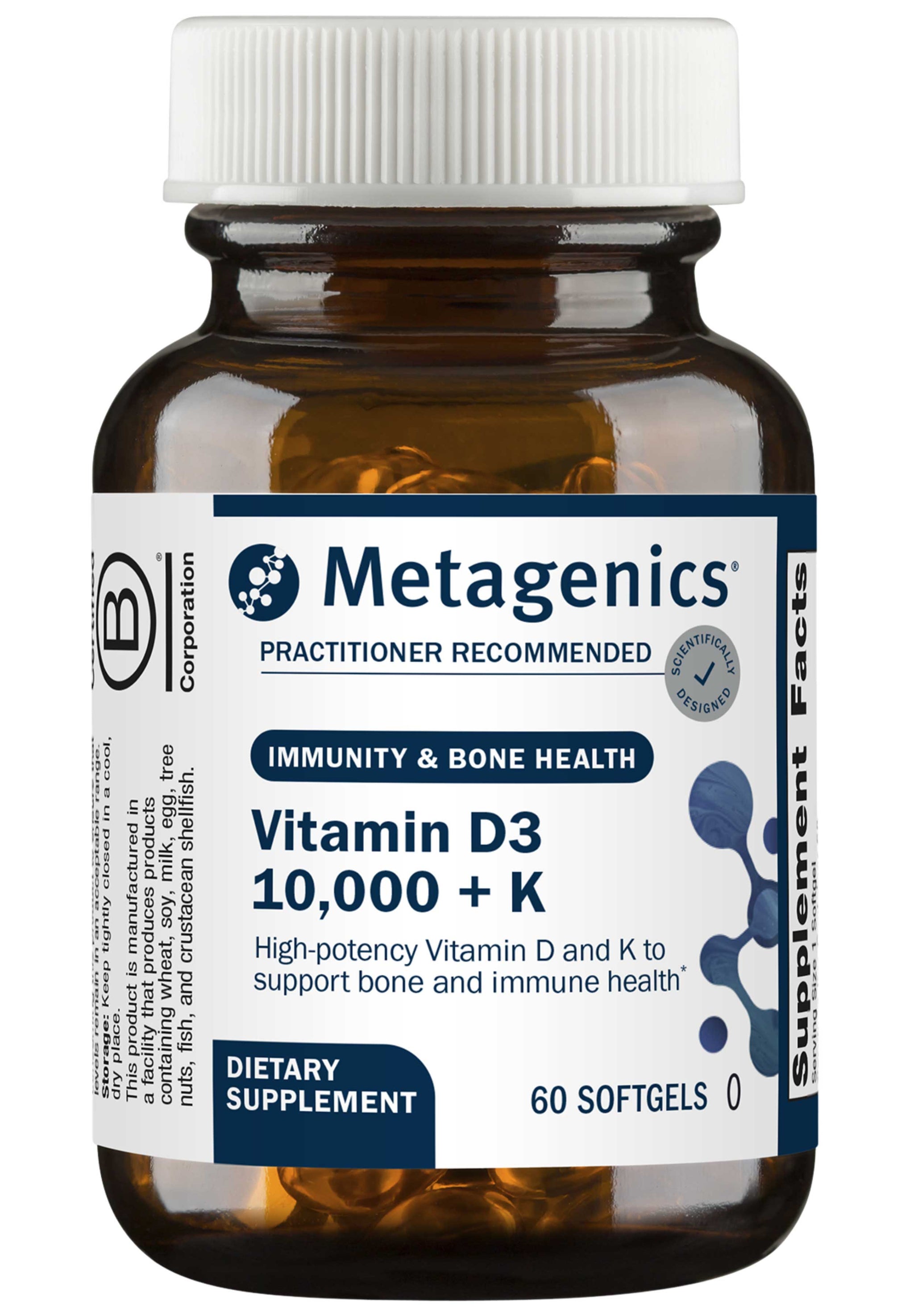 Metagenics Vitamin D3 10,000 + K