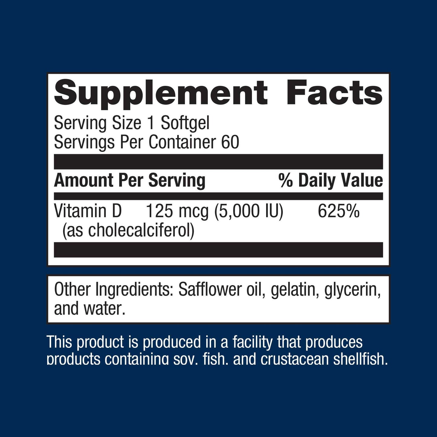 Metagenics Vitamin D3 5000