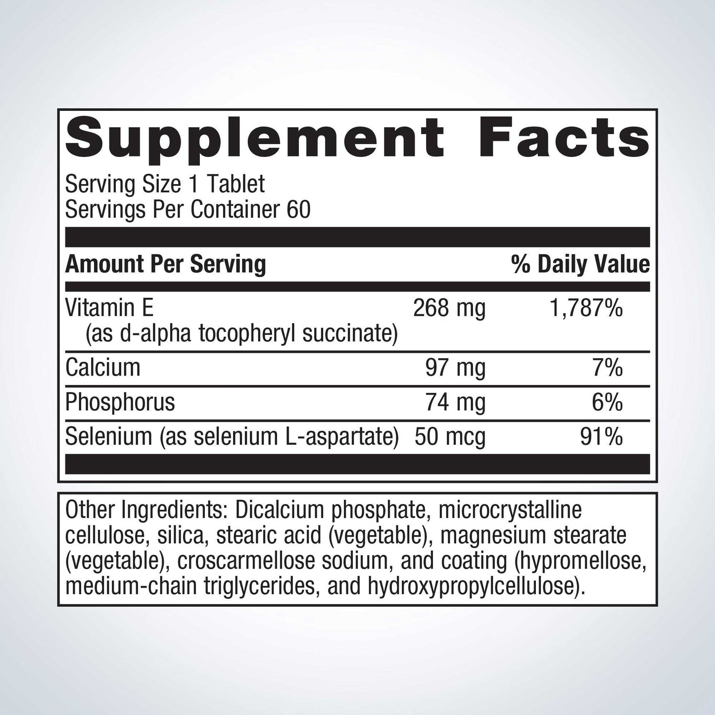 Metagenics Vitamin E + Selenium