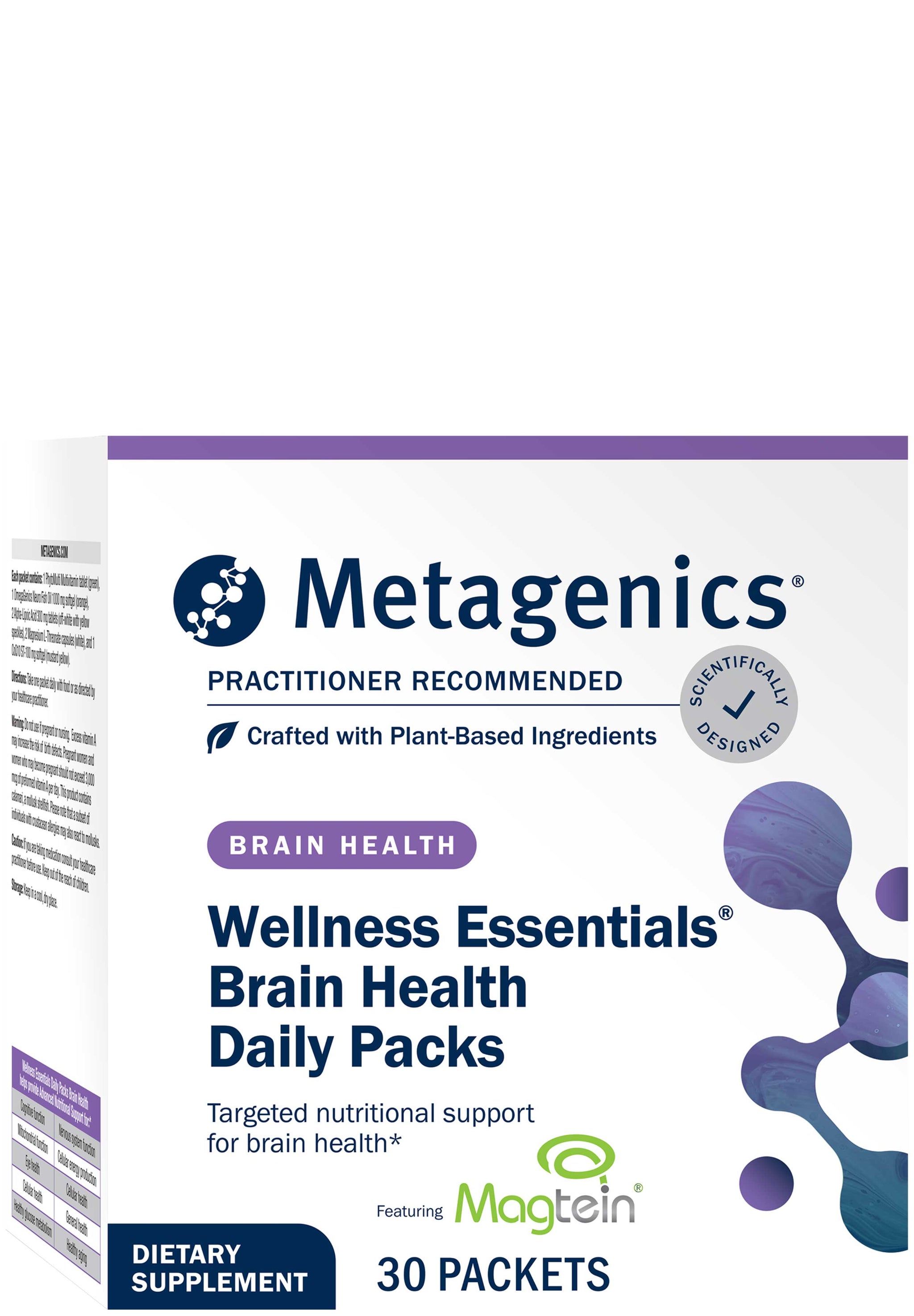 Metagenics Wellness Essentials Brain Health Daily Packs