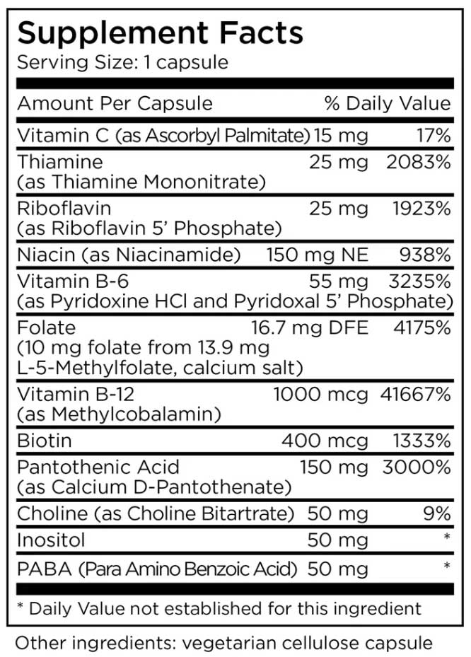 MethylPro B-Complex + L-Methylfolate 10 mg